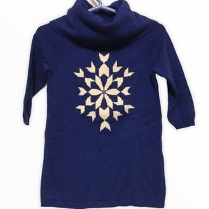 Crazy 8 Blue Snowflake Sweater Dress